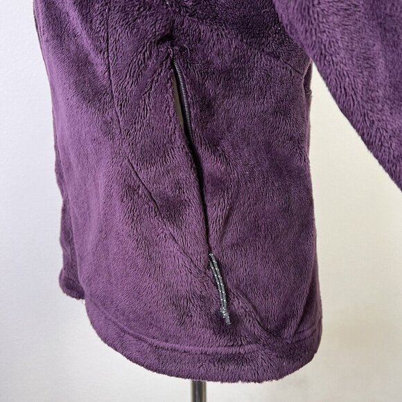 Mountain Hard Wear Fleece Jacket Hooded Women's Small Purple Fuzzy Full Zip - Picture 7 of 15
